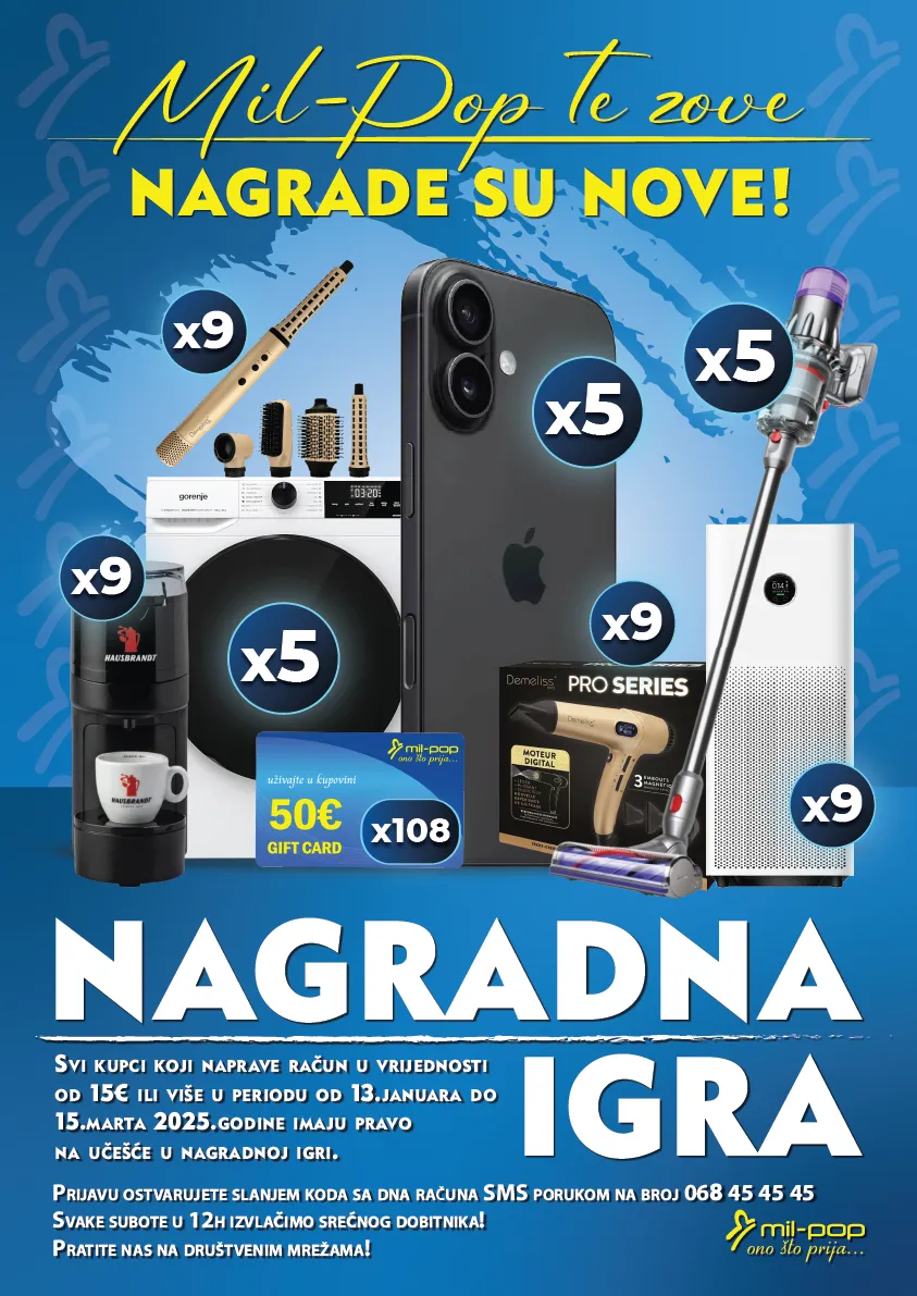 Nagradna igra - Finalno izvlačenje