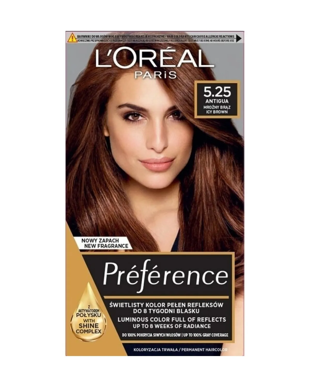 LOREAL PARIS PREFERENCE FARBA ZA KOSU-5.25 ANTIGUA ICY BROWN 