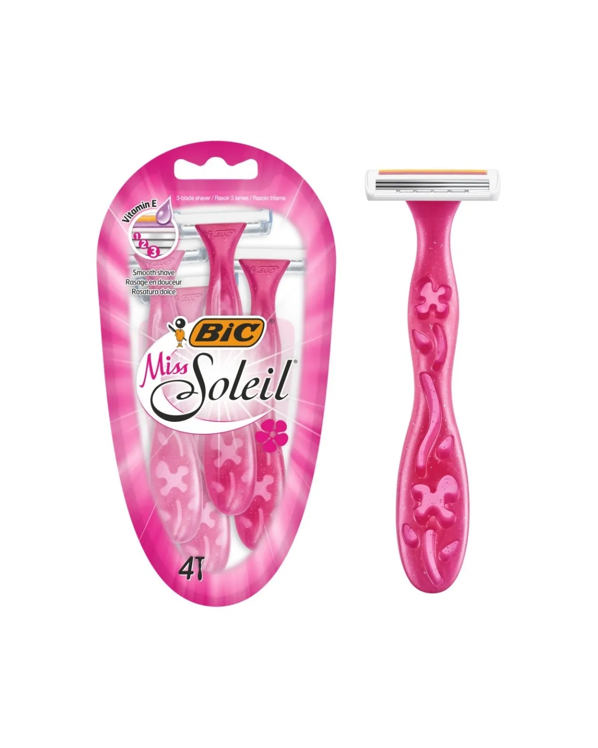 BIC BRIJAC MISS SOLEIL BLISTER 4 