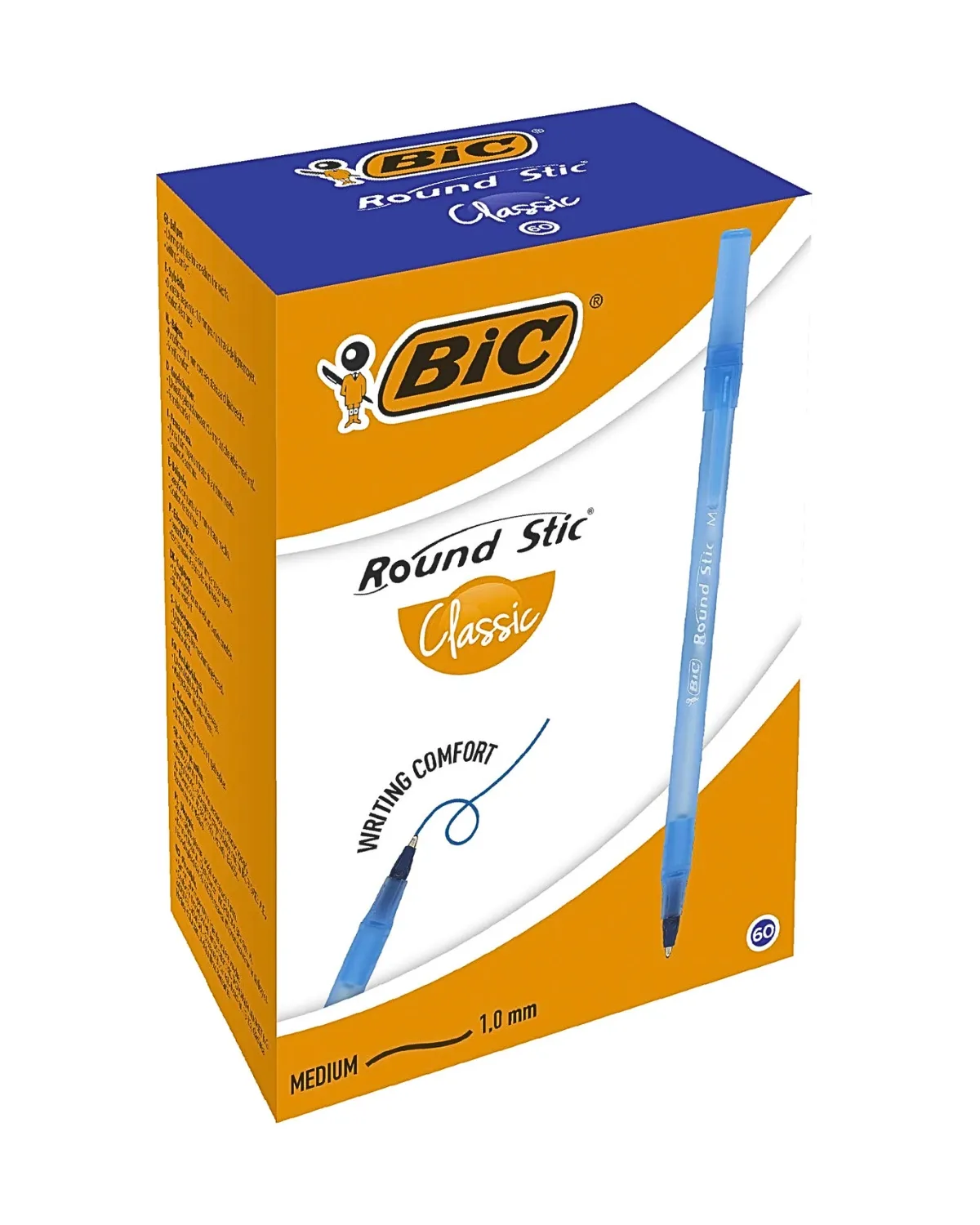 BIC HEMIJSKA OLOVKA ROUND STIC BLU BOX 60 