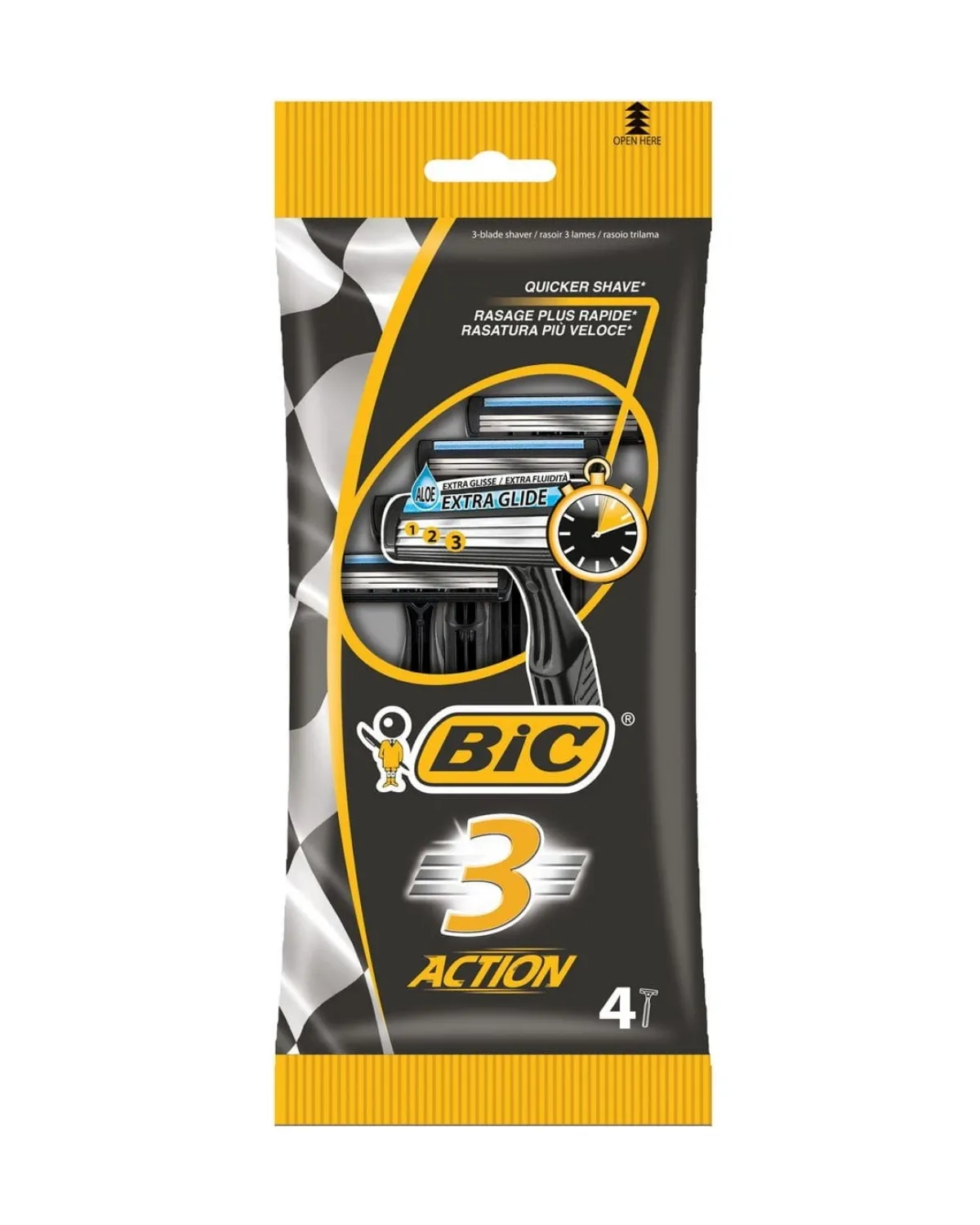 BIC BRIJAC 3 ACTION P4*6566 
