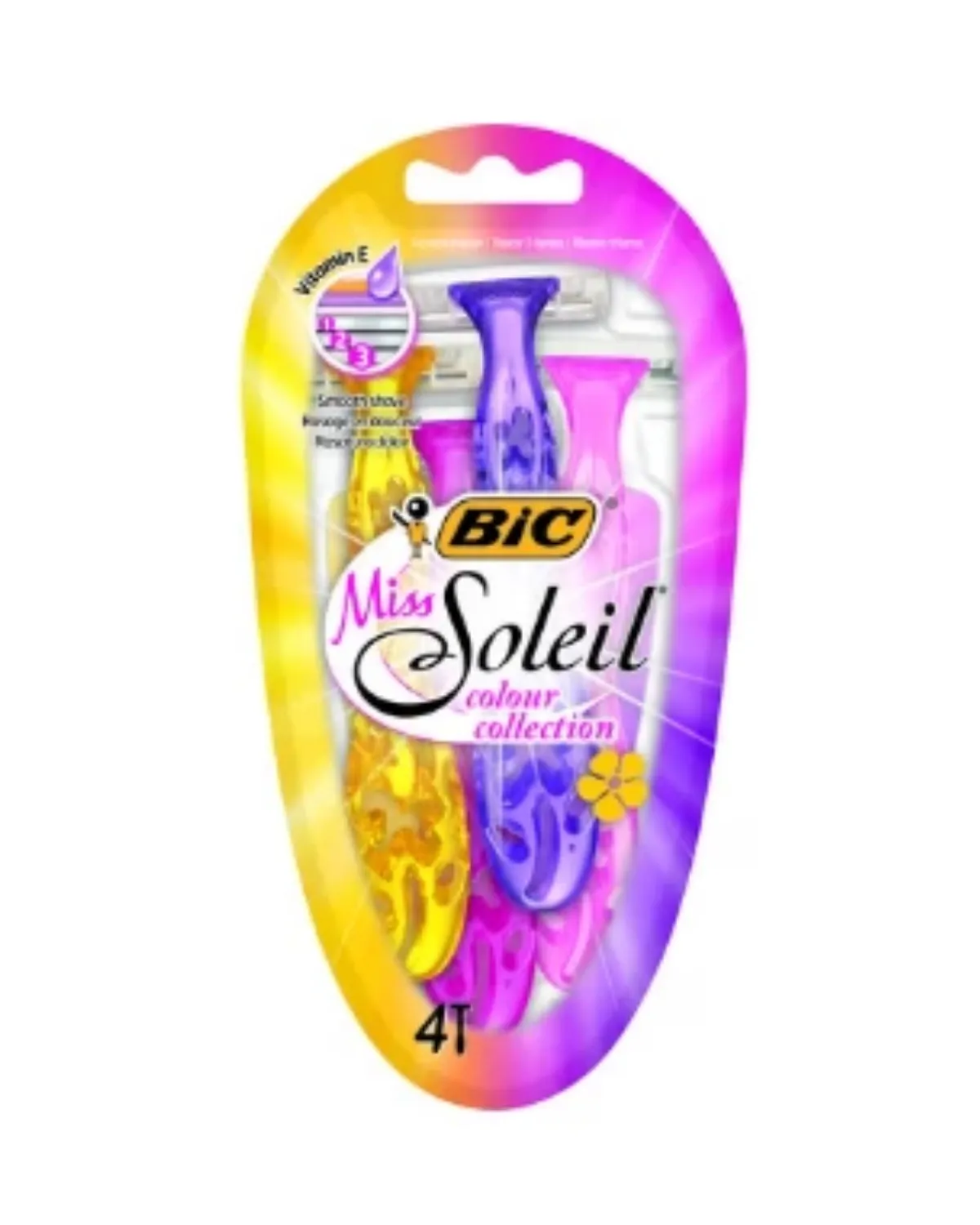 BIC BRIJAC MISS SOLEIL COLOUR COLLECTION 3+1 