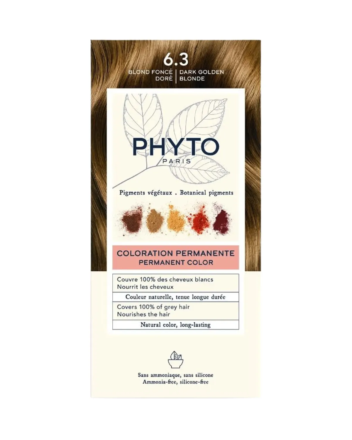 PHYTO COLOR 6.3 TAMNA ZLATNO PLAVA 50ML 