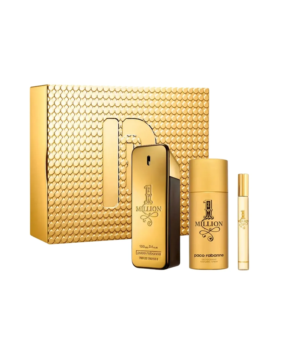 PACO RABANNE MILION GOLD(L) SET EDP 90ml + BL 100ml+ EDP 10ml 