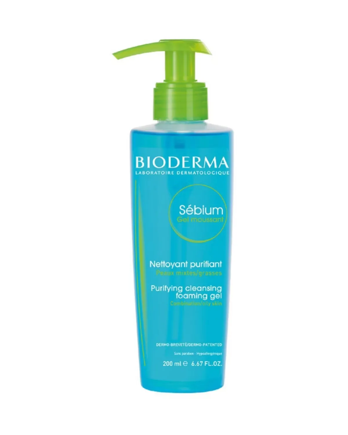 BIODERMA SEBIUM PJENUŠAVI GEL 200 ML 