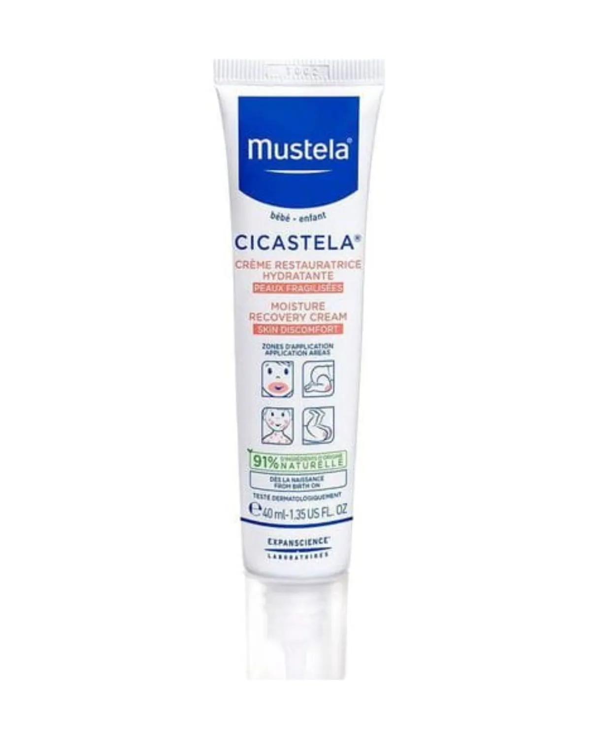 MUSTELA CICASTELA KREMA ZA ZACJELJIVANJE 40ML 