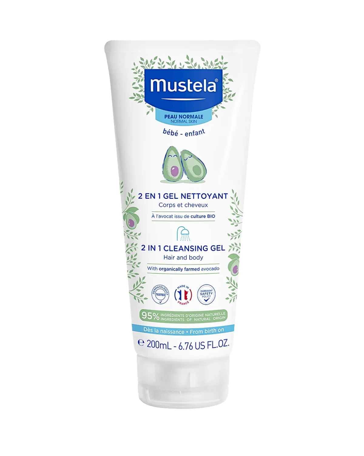 MUSTELA ŠAMPON 2U1 ZA PRANJE KOSE I TIJELA - NORMALNA KOŽA 200ML 