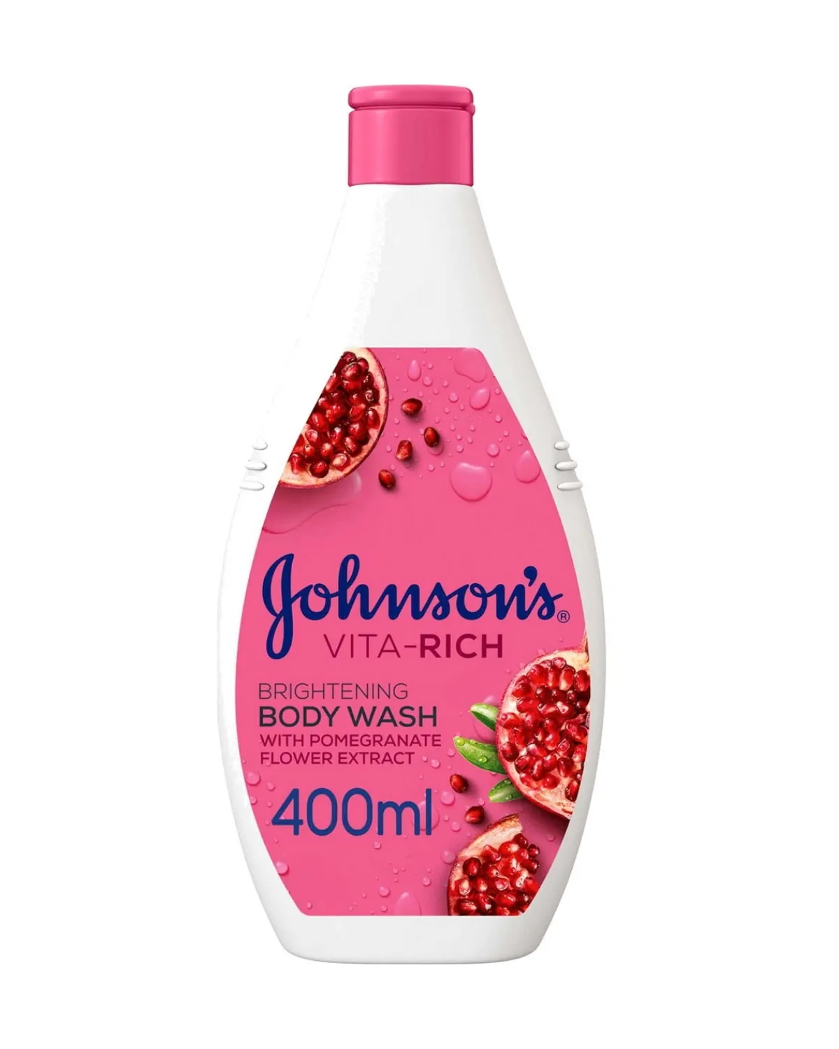 JOHNSONS BW BRIGHTENING POMEGRANATE 400ML 