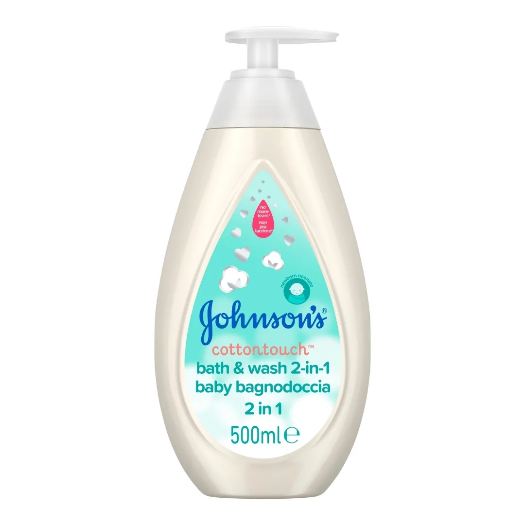 JB BATH&WASH 2-IN-1 COTTONTOUCH NEWBORN 500ML NEW - 2 U 1 GEL ZA PRANJE KOSE I TIJELA NOVOROĐENCADI