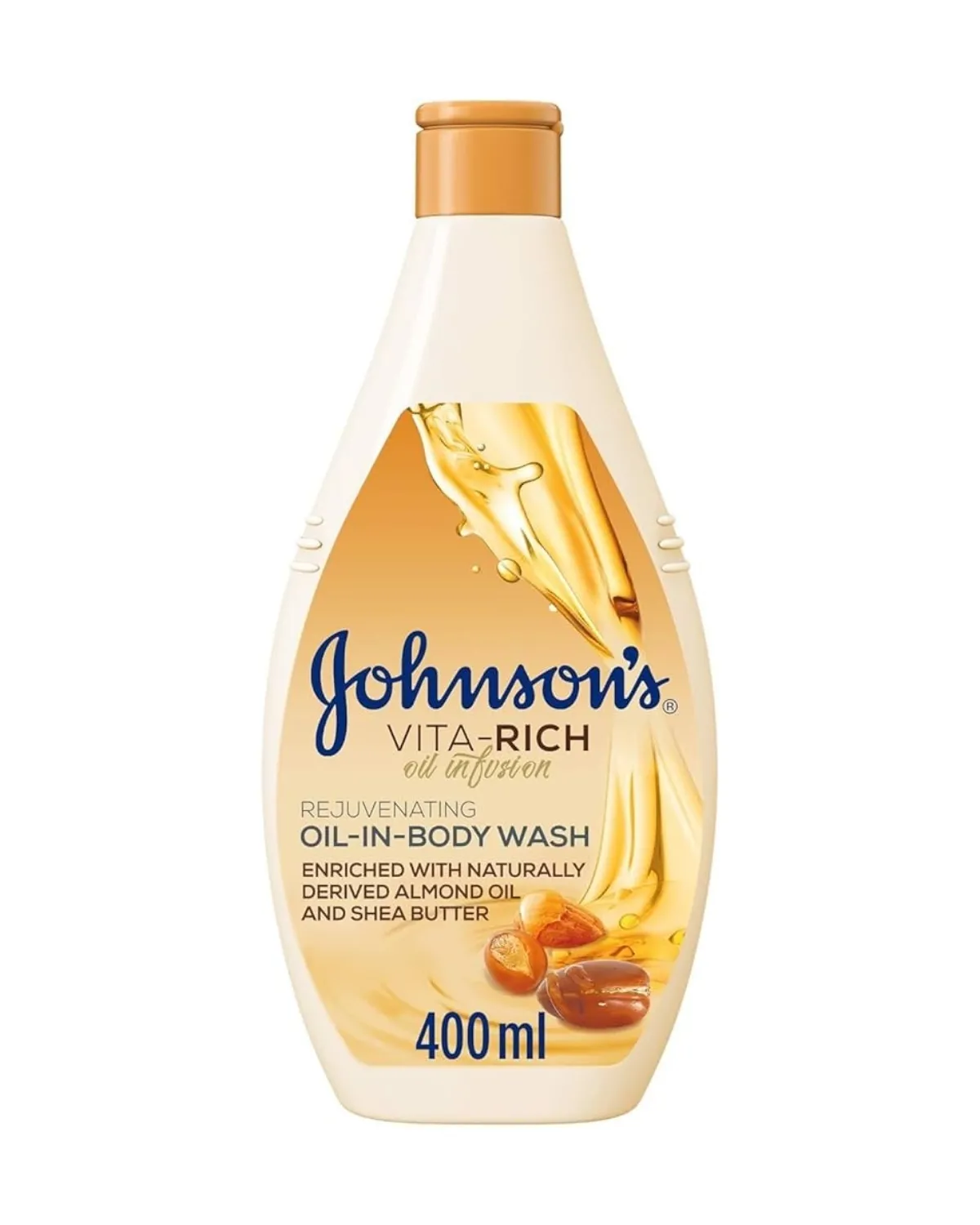 JOHNSONS KUPKA BW ALMOND&SHEA BUTTER 400ML 