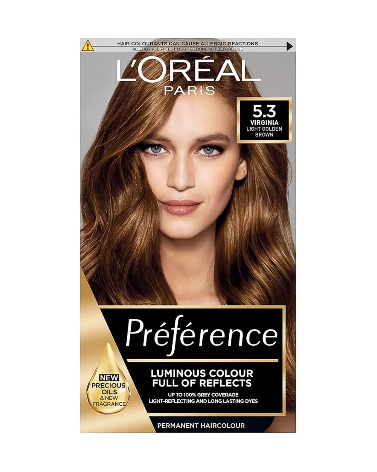 LOREAL PARIS PREFERENCE FARBA ZA KOSU-5.3 VIRGINIA CHASTNUT BROWN 