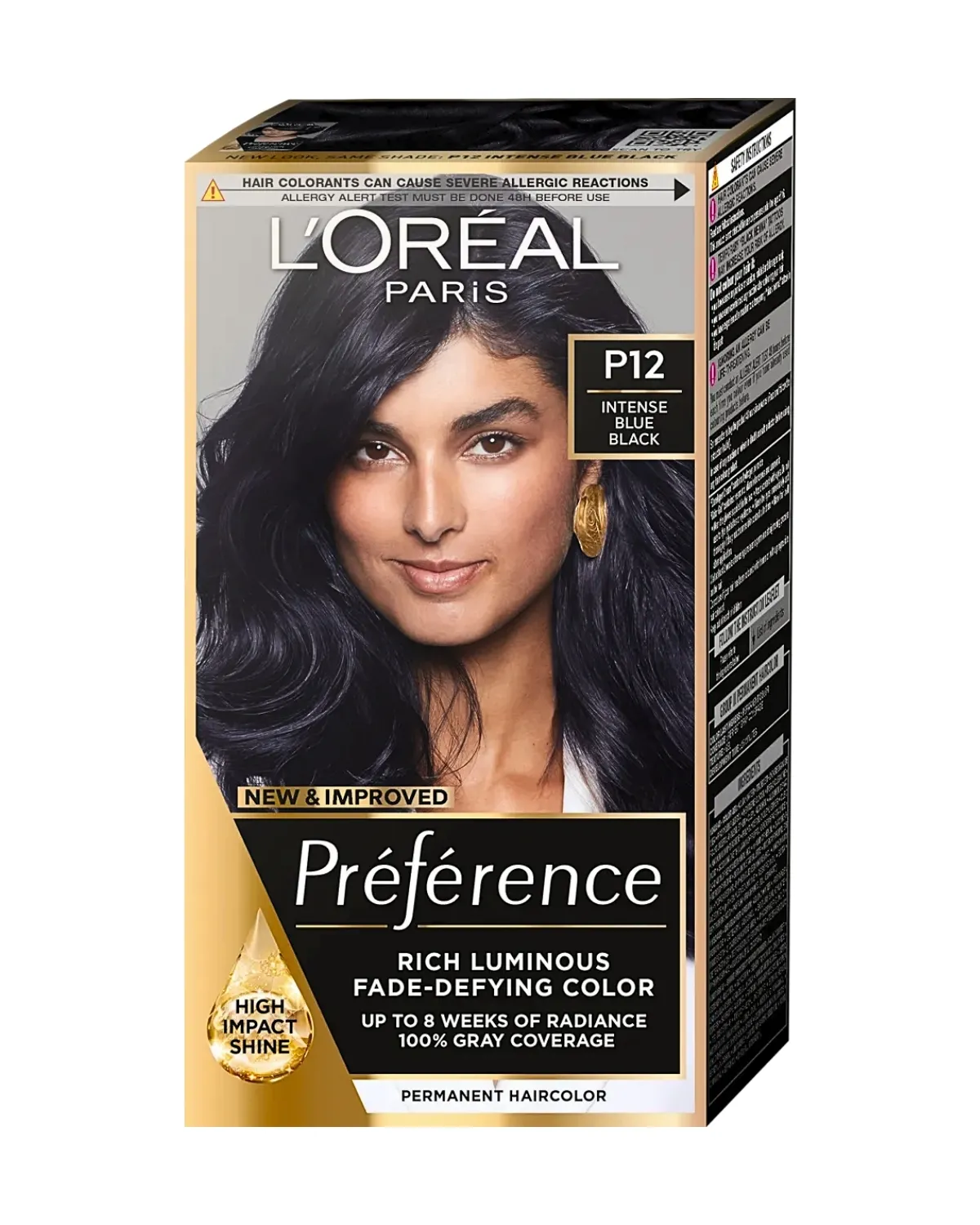 LOREAL PARIS PREFERENCE FARBA ZA KOSU-P12 SEOUL INTESE BLUE BLACK 