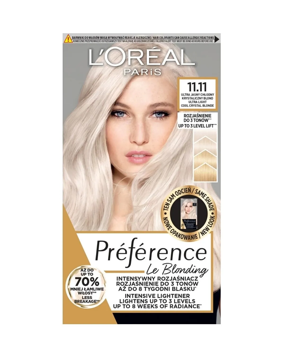 LOREAL FARBA ZA KOSU PREFERENCE 11.11. VENICE 