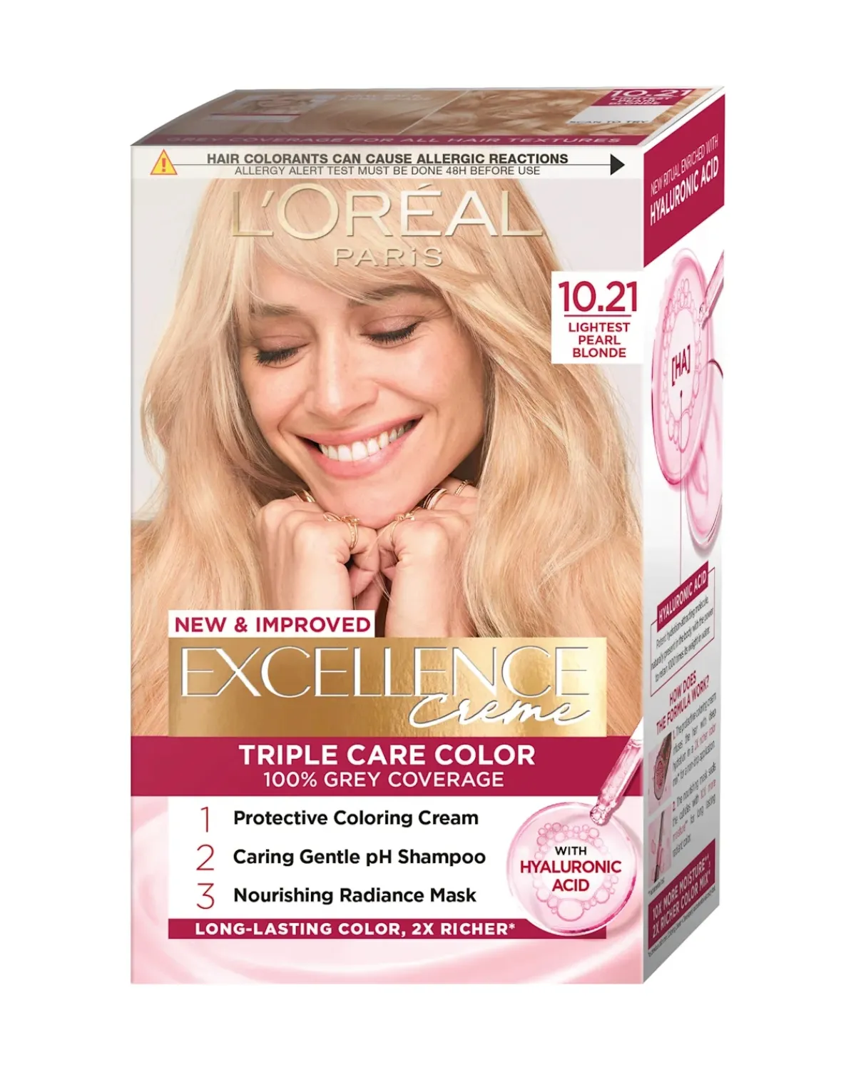 EXCELLENCE 10.21 LIGHTEST PEARL BLONDE 