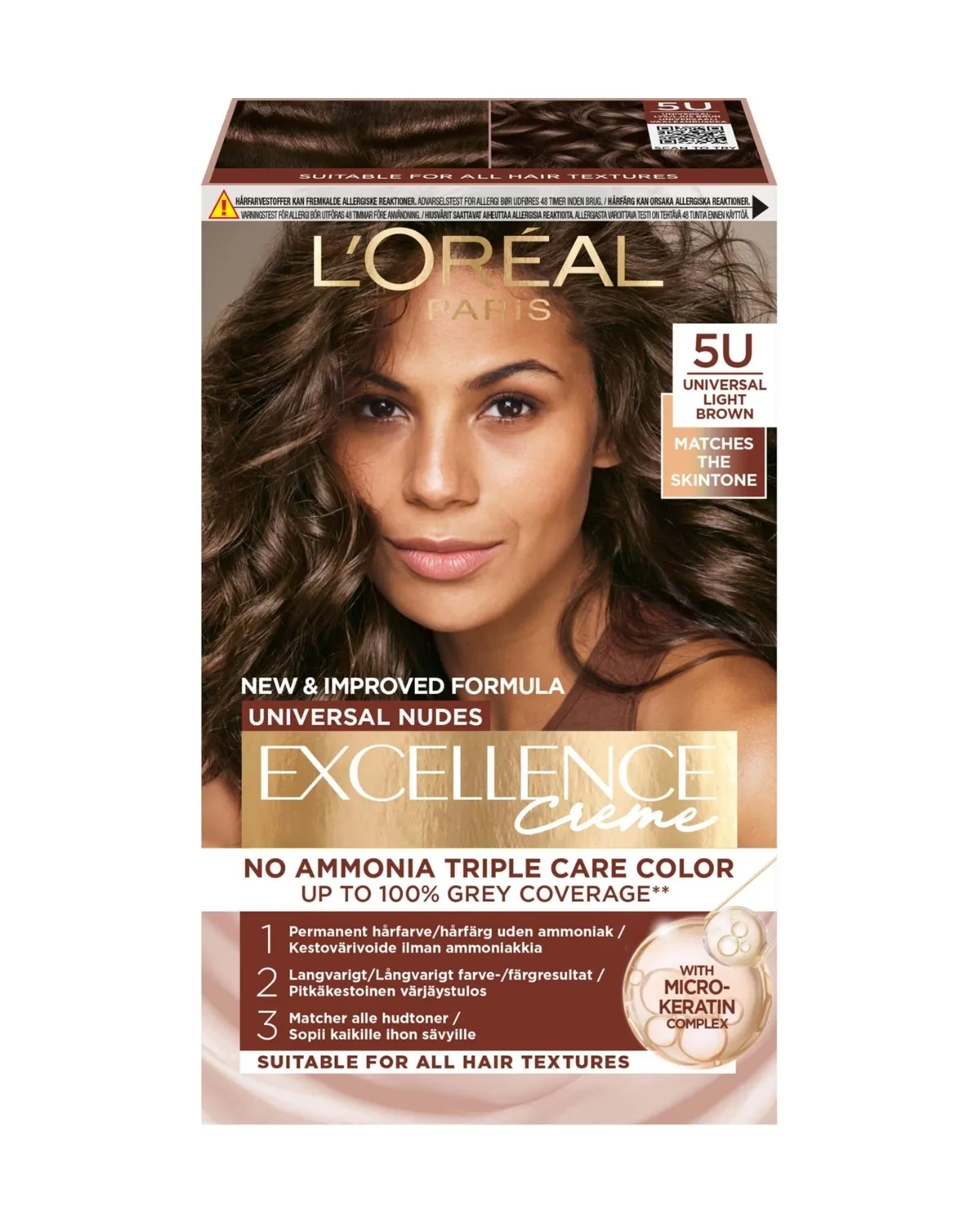 EXCELLENCE UNIVERSAL NUDES 5U UNIVERSAL LIGHT BROWN 