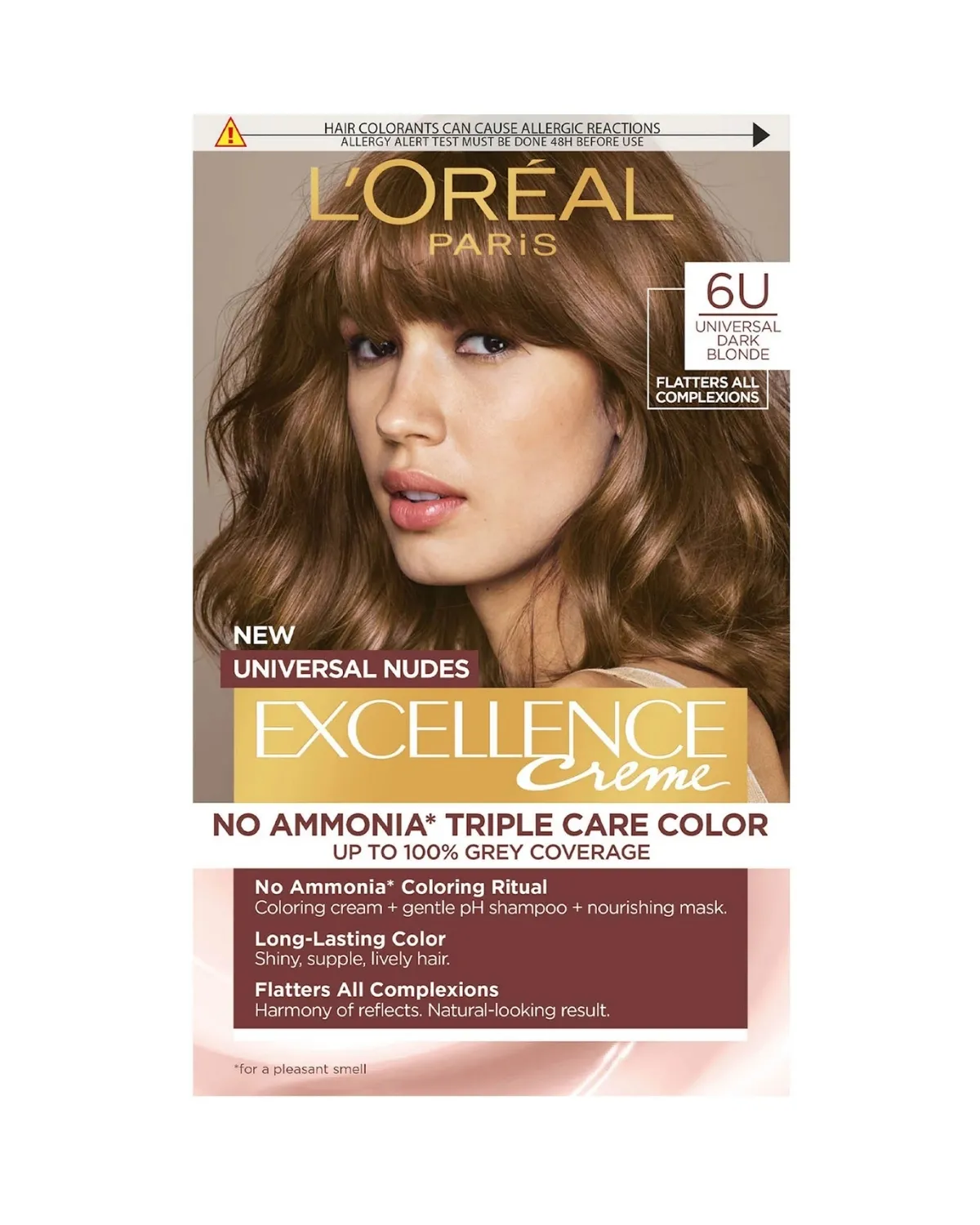 EXCELLENCE UNIVERSAL NUDES 6U UNIVERSAL DARK BLOND 