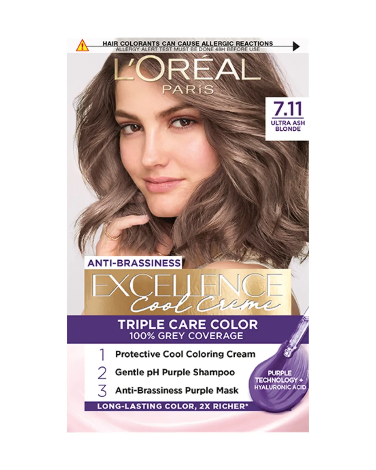 EXCELLENCE COOL 7.11 ULTRA ASH BLONDE 