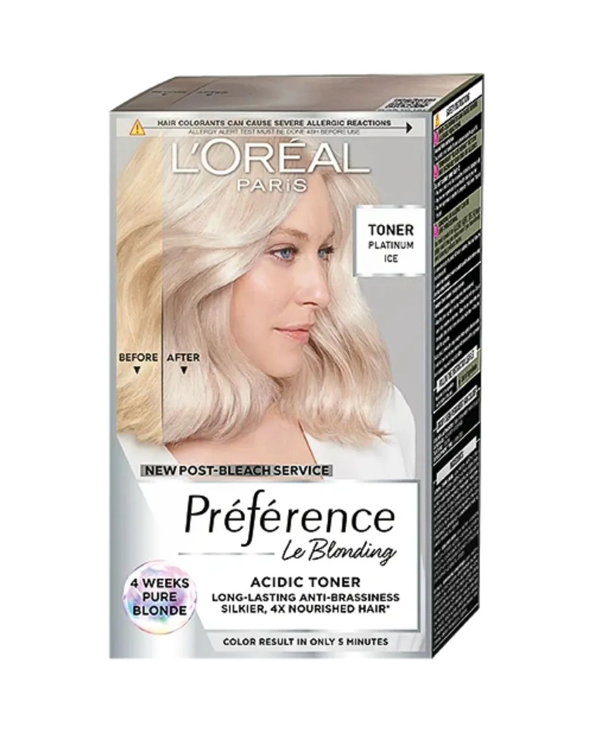 LOREAL PARIS PREFERENCE FARBA ZA KOSU-0.1 ACIDIC TONER PLATINUM ICE 