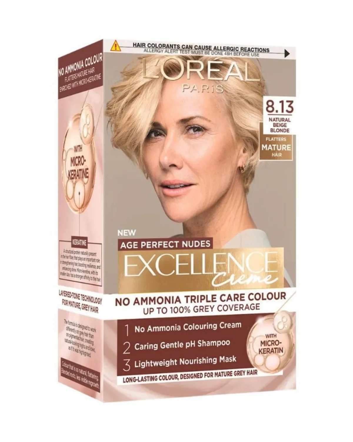 EXCELLENCE UNIVERSAL NUDES 8.13 BEIGE BLOND 