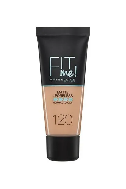 MAYBELLINE PUDER ZA LICE FIT ME MATTE + PORELESS FOUNDATION120 CLASSIC IVORY