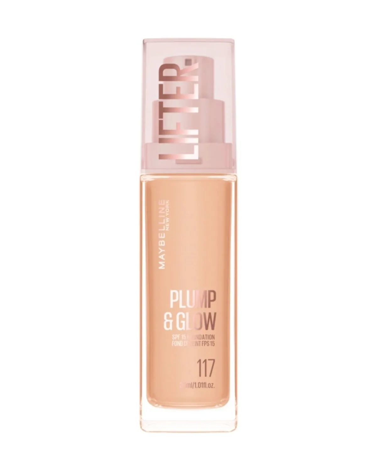 MAYBELLINE TEČNI PUDER LIFTER PLUMP & GLOW FDT 117 