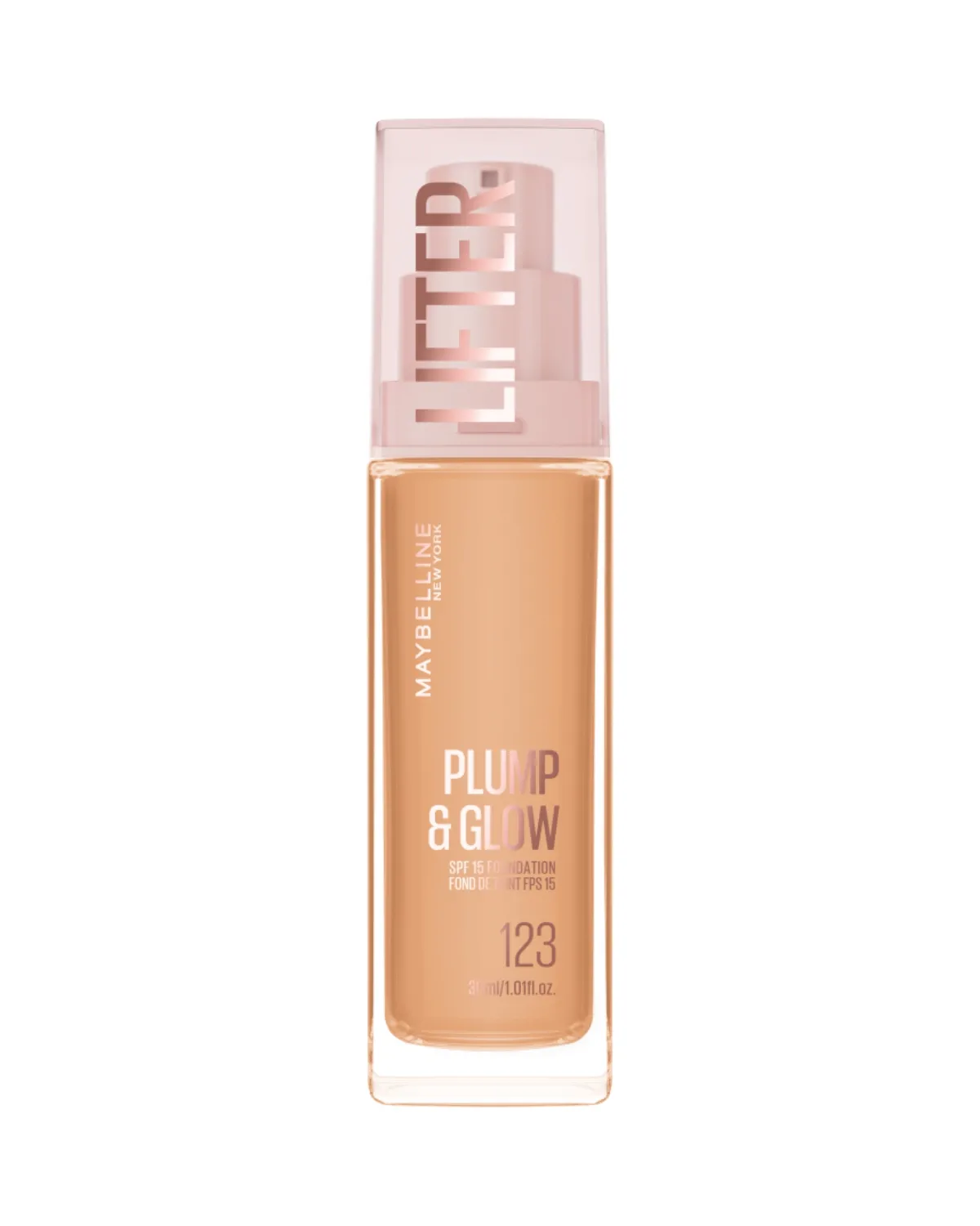 MAYBELLINE TEČNI PUDER LIFTER PLUMP & GLOW FDT 123 