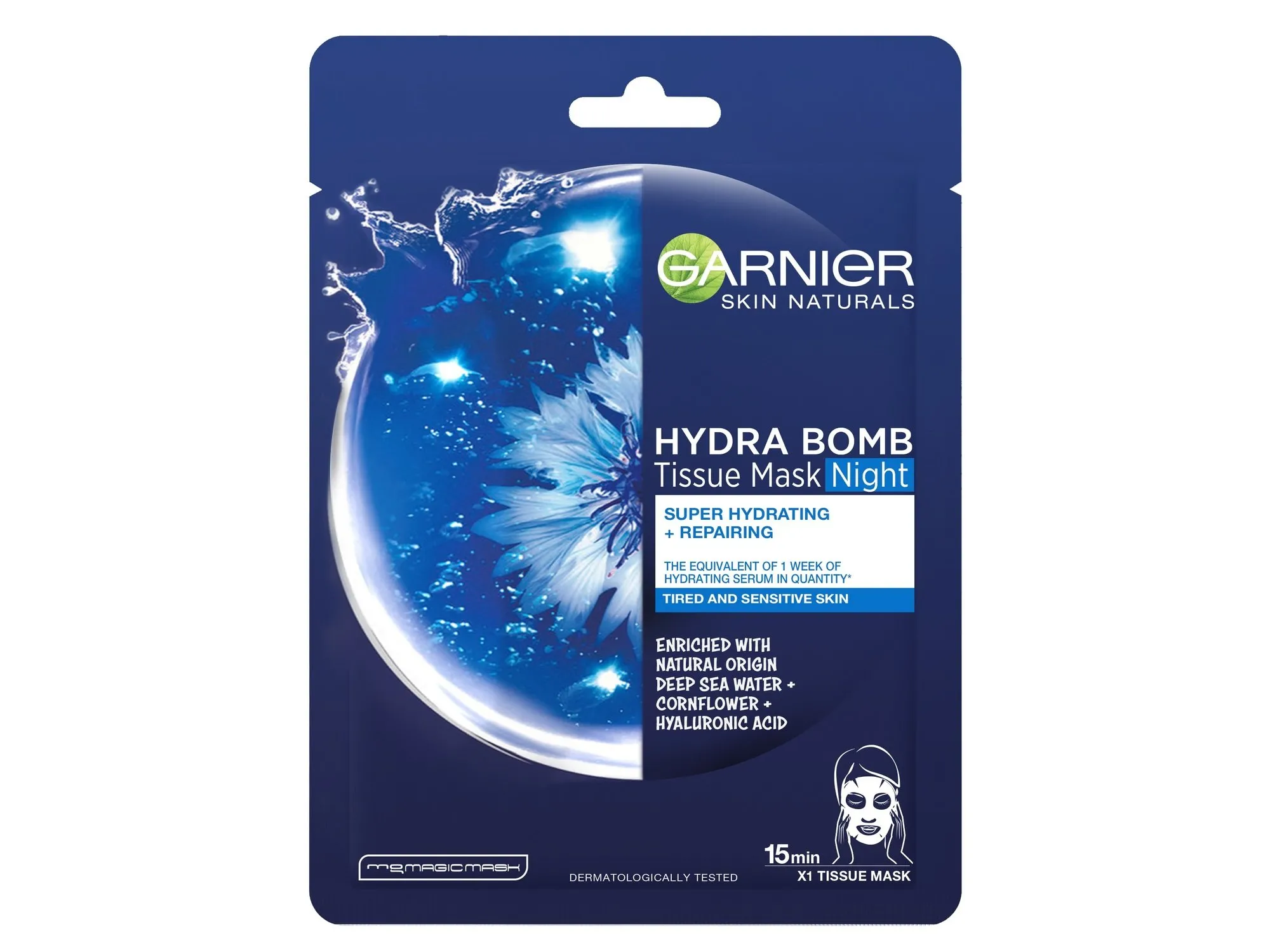 GARNIER MASKA ZA LICE HIDRA FOR TIRED AND SENSITIVE SKIN 