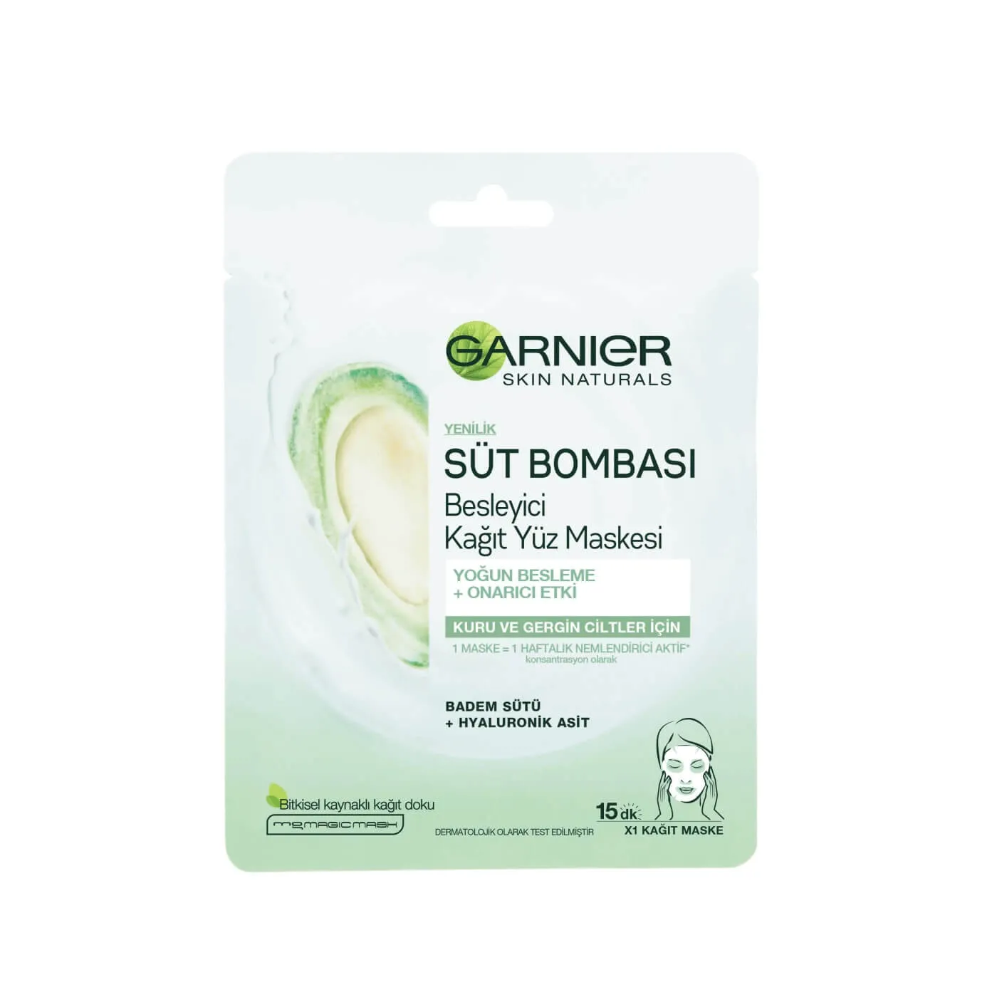 NUTRI BOMB ALMOND MILKY TISSUE MASK FOR DRY AND UNCOMFORTABLE SKIN