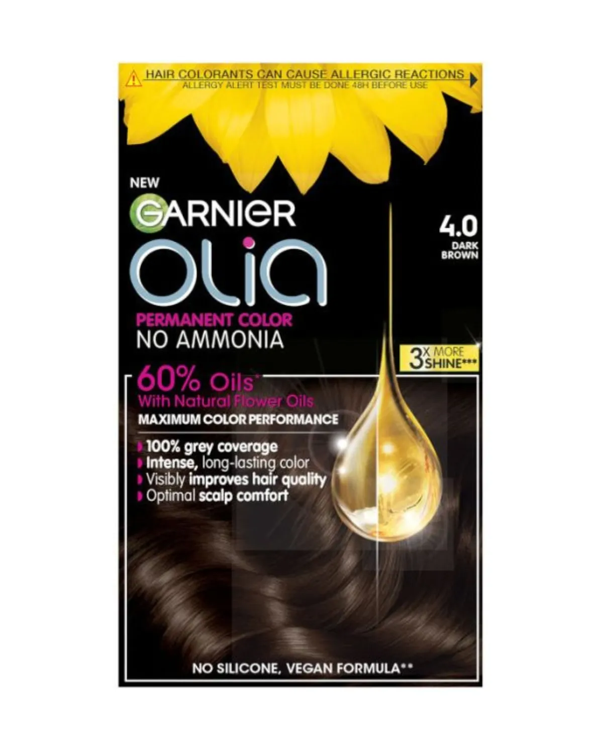 GARNIER OLIA FARBA ZA KOSU 4.0 DARK BROWN 