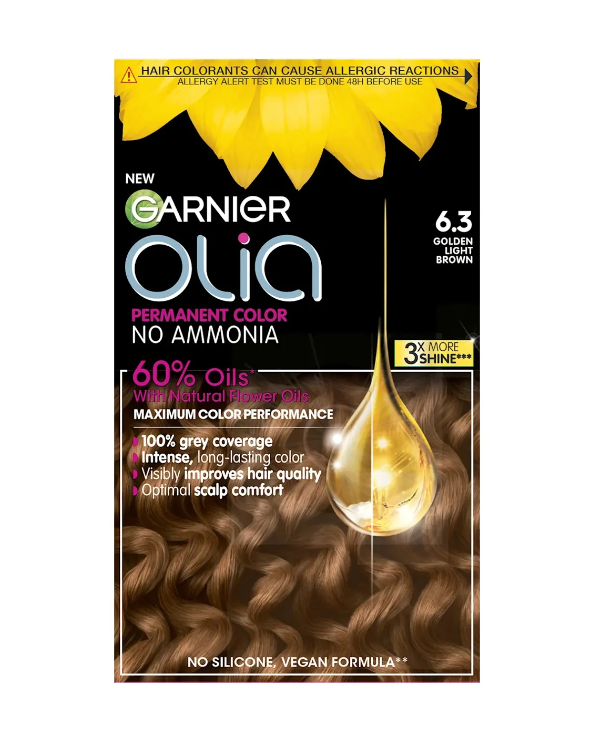 GARNIER OLIA FARBA ZA KOSU 6.3 GOLDEN LIGHT BROWN 