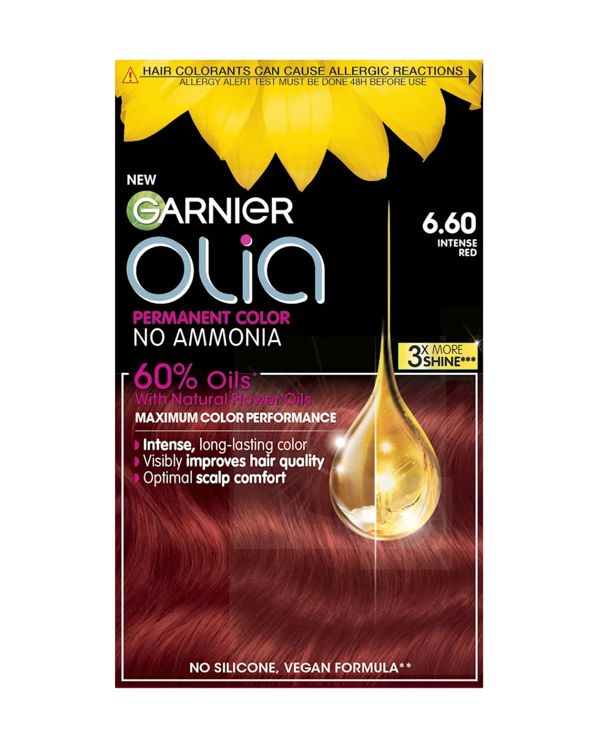 GARNIER OLIA FARBA ZA KOSU 6.60 INTENSE RED