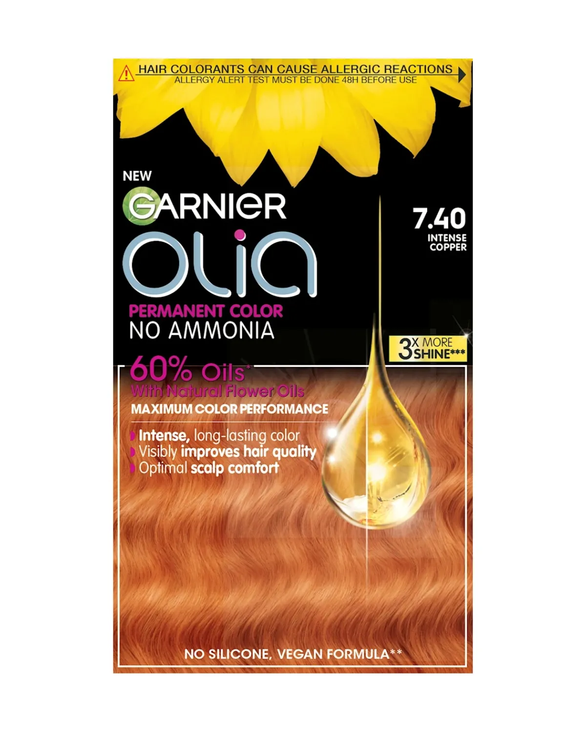 GARNIER OLIA FARBA ZA KOSU 7.40 INTENSE COPPER 