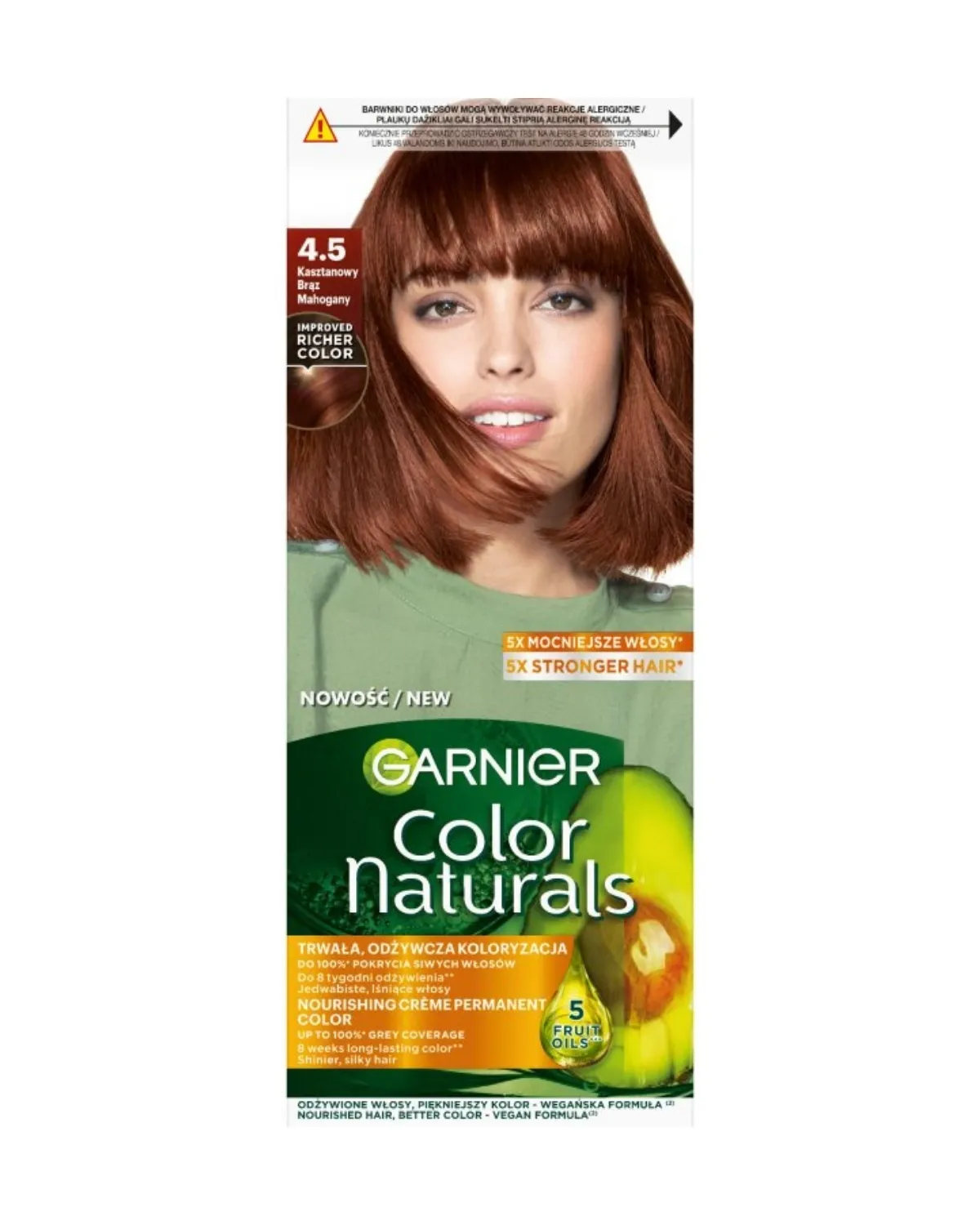 GARNIER FARBA ZA KOSU COLOR NATURALS 4.5 MAHOGANY
