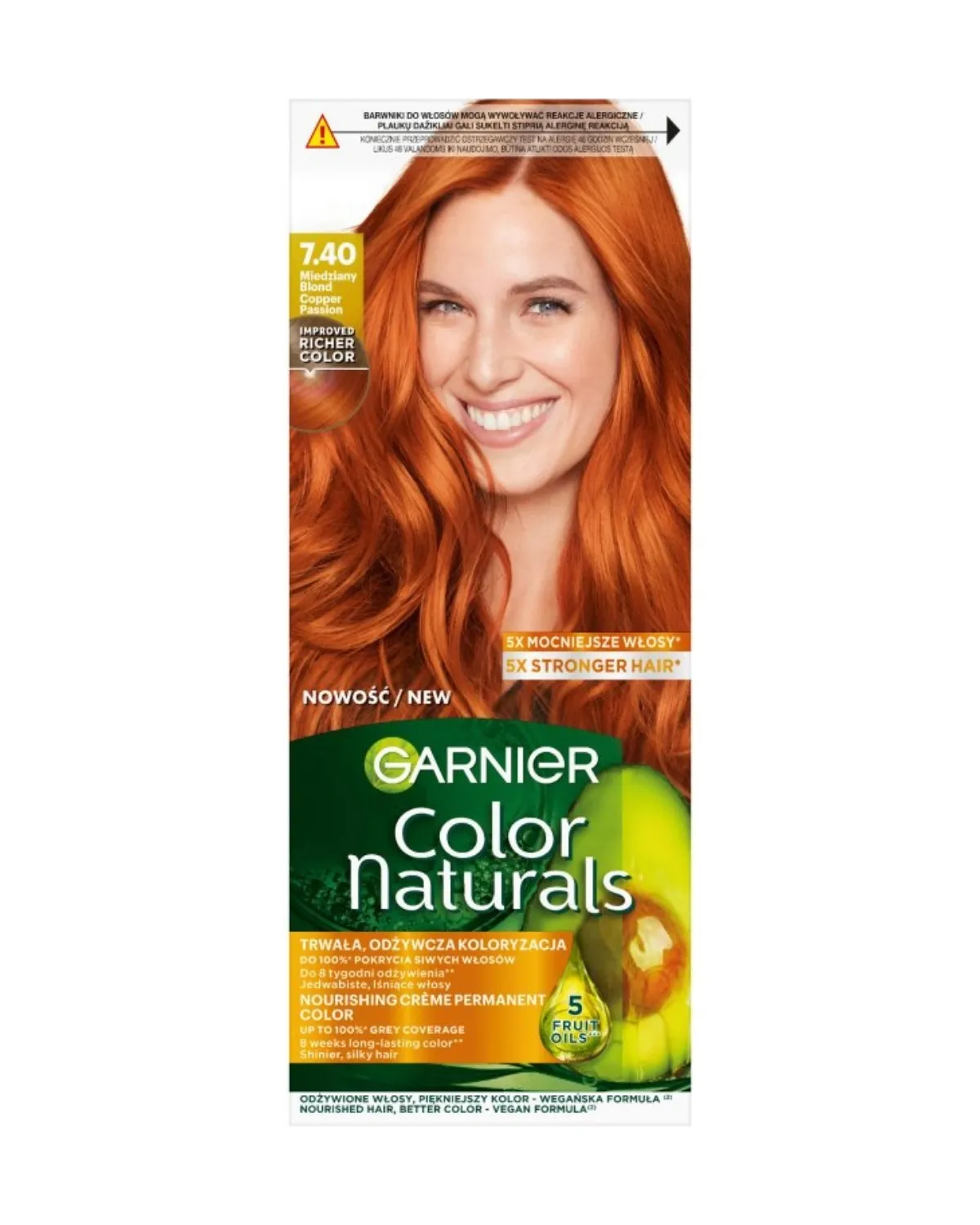 GARNIER FARBA ZA KOSU COLOR NATURALS 7.40 COPPER PASSION