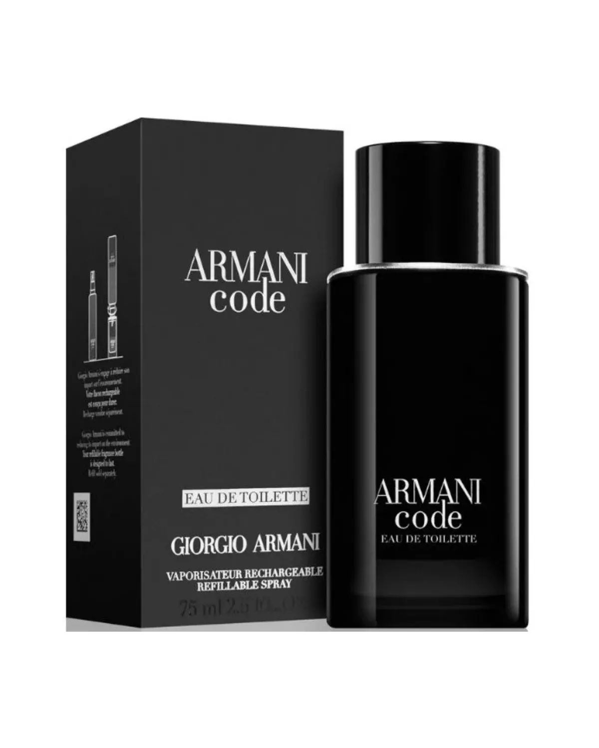 ARMANI CODE (M) EDT 75ML REFILLABLE 