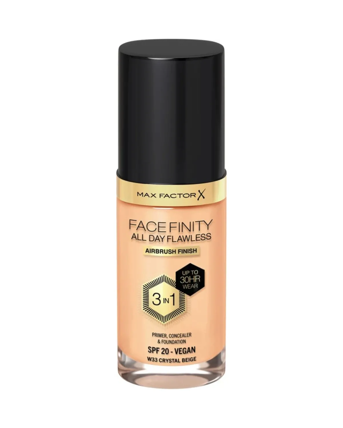 MAX FACTOR PUDER ZA LICE FACEFINITY 3IN1 W33 CRYST BEIGE 30ML 