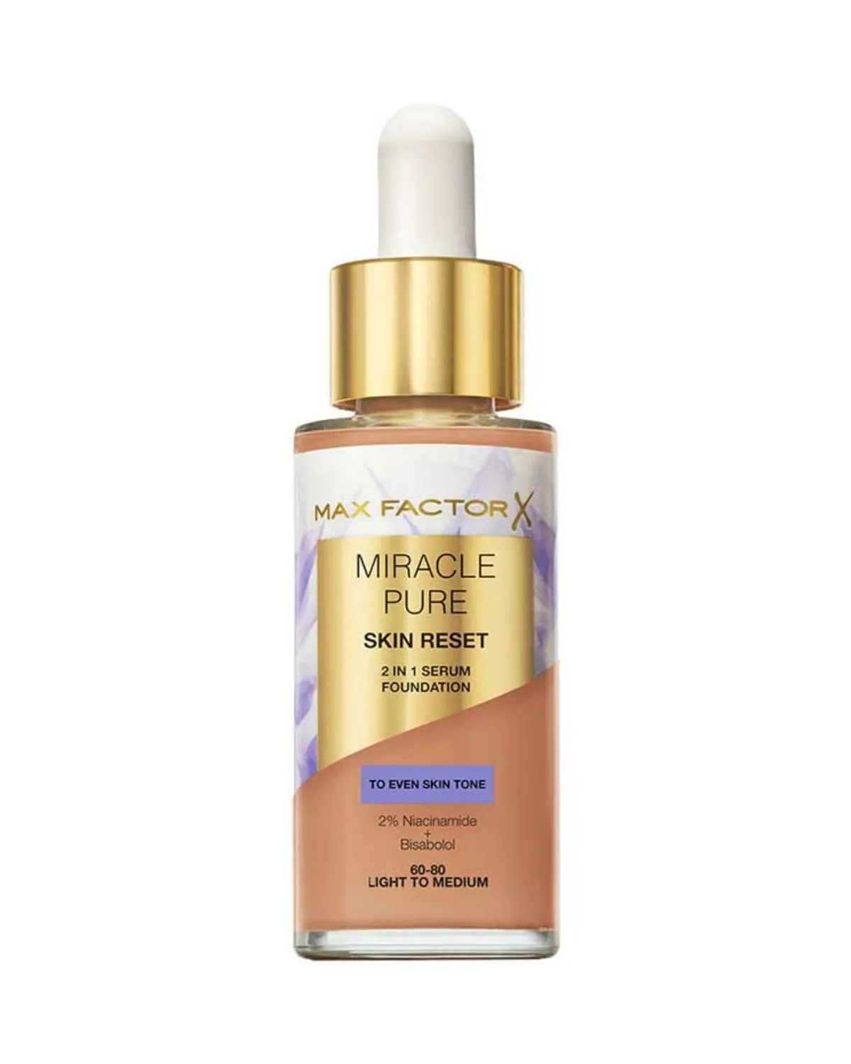 MAX FACTOR TEČNI PUDER MIRACLE PURE SKIN 60-80 