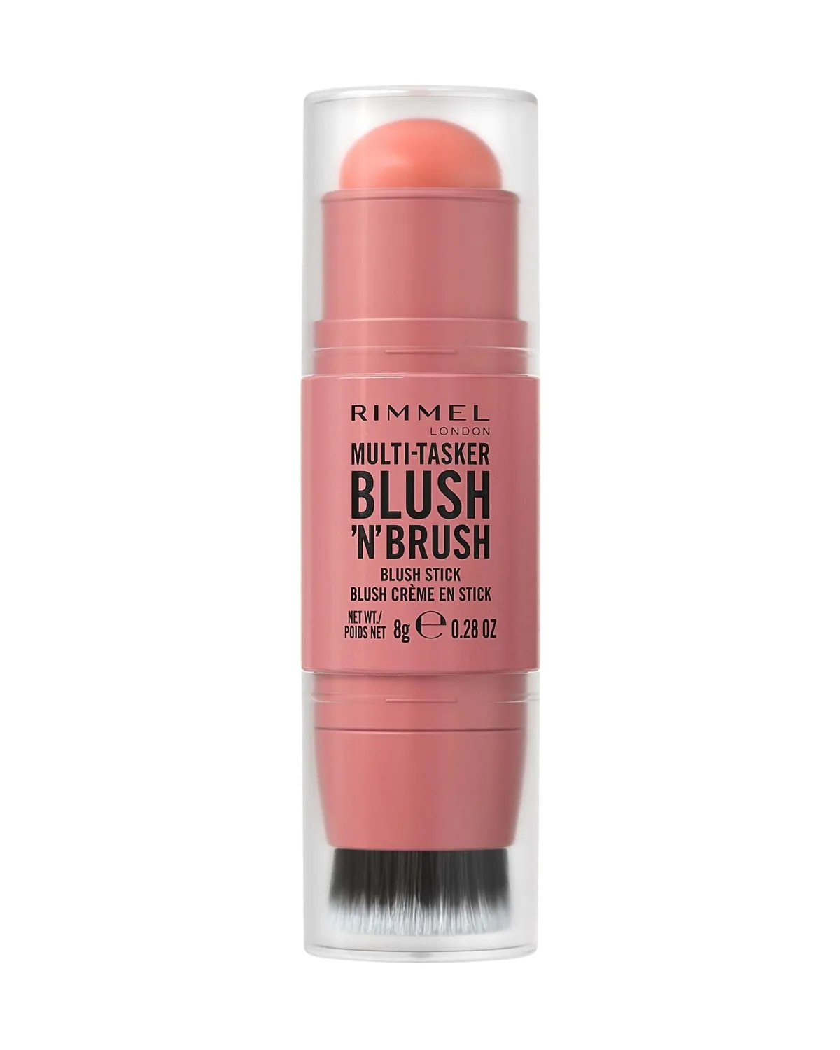 RIMMEL MULTI TASKER BLUSH`N`BRUSH - 100 COTTON CANDY 