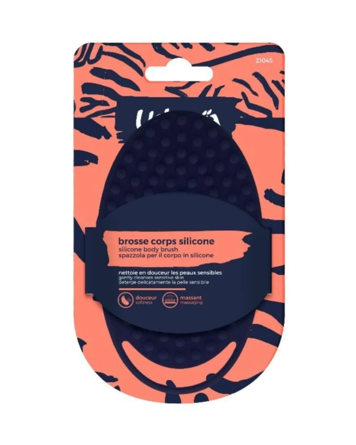 USHUAIA ČETKA ZA KUPANJE SILICONE 21045 