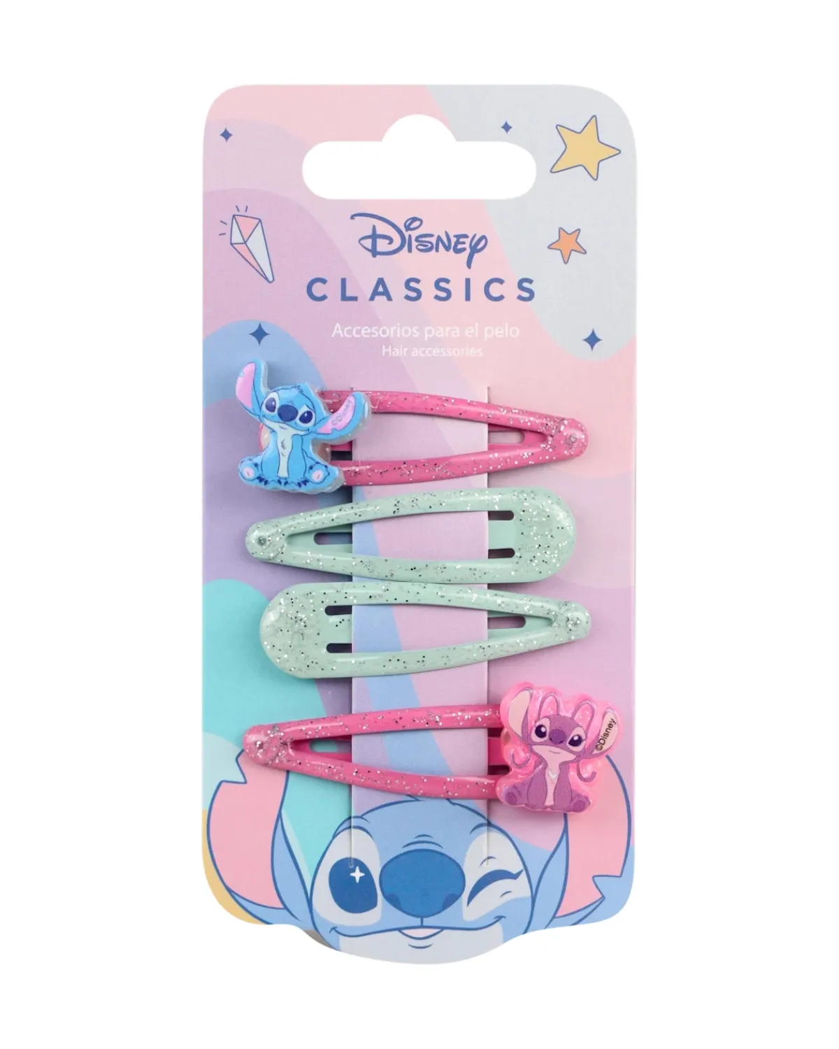 DISNEY ŠNALICE ZA KOSU LILO & STITCH CLIC CLAC 4/1 