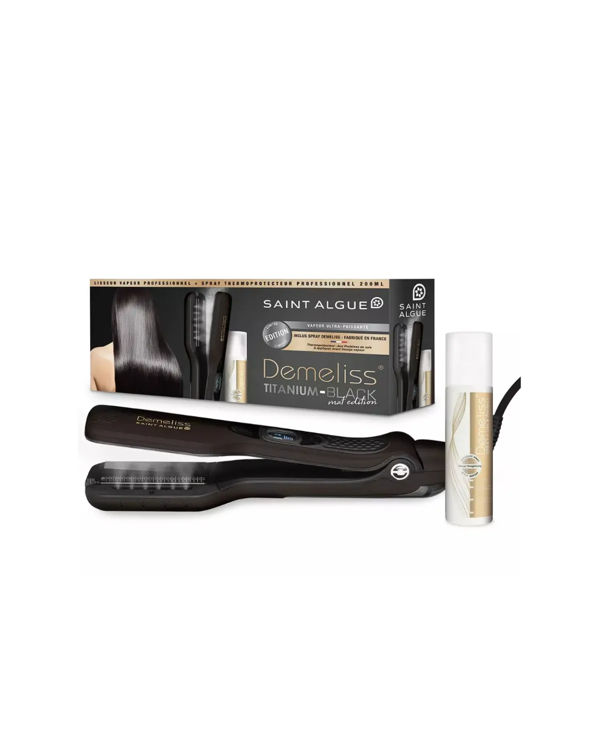 DEMELISS PEGLA ZA KOSU TITANIUM BLACK A.3993