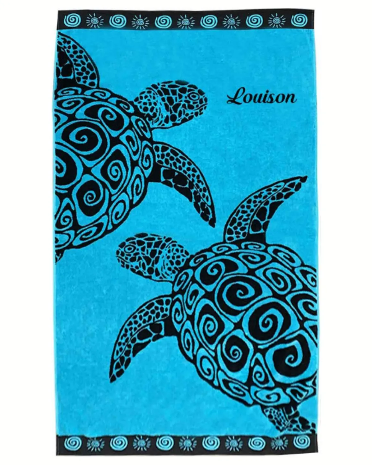 LA PLAGE PEŠKIR ZA PLAŽU TURQUOISE TURTLE 100X175 