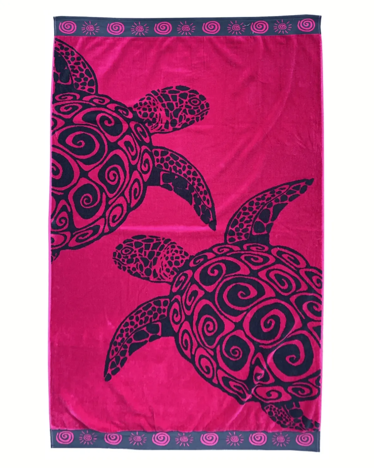 LA PLAGE PEŠKIR ZA PLAŽU FUCHSIA TURTLE 100X175 