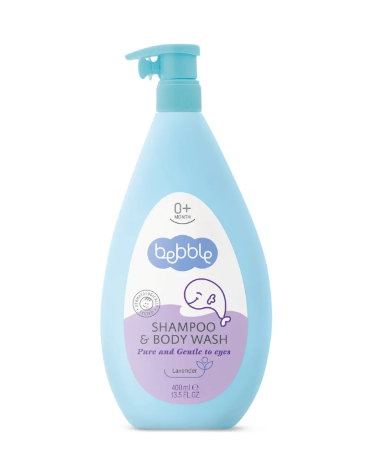 BEBBLE 0M+ ŠAMPON KUPKA 400ML LAVENDER 