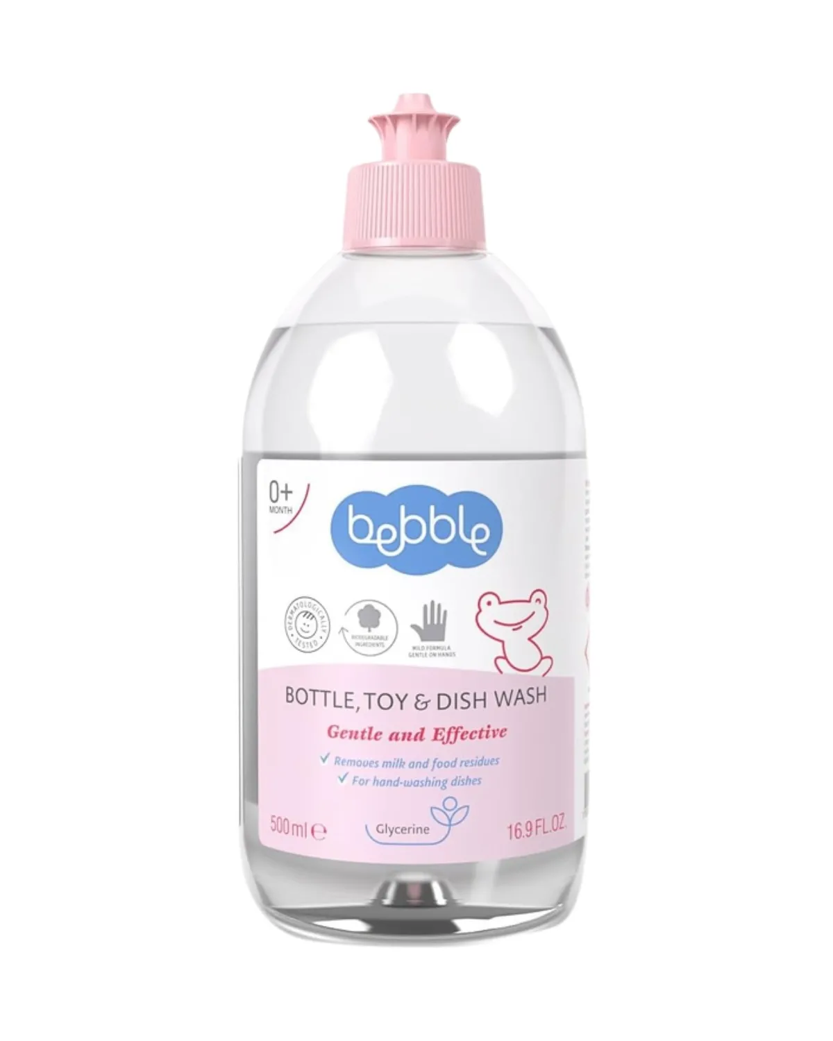 BEBBLE TEČNI DETERDŽENT ZA PRANJE BOČICA I IGRAČAKA 500ML 