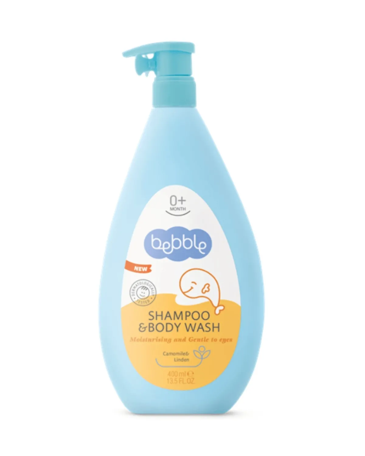 BEBBLE 0M+ ŠAMPON KUPKA 400ML CHAMOMILE 