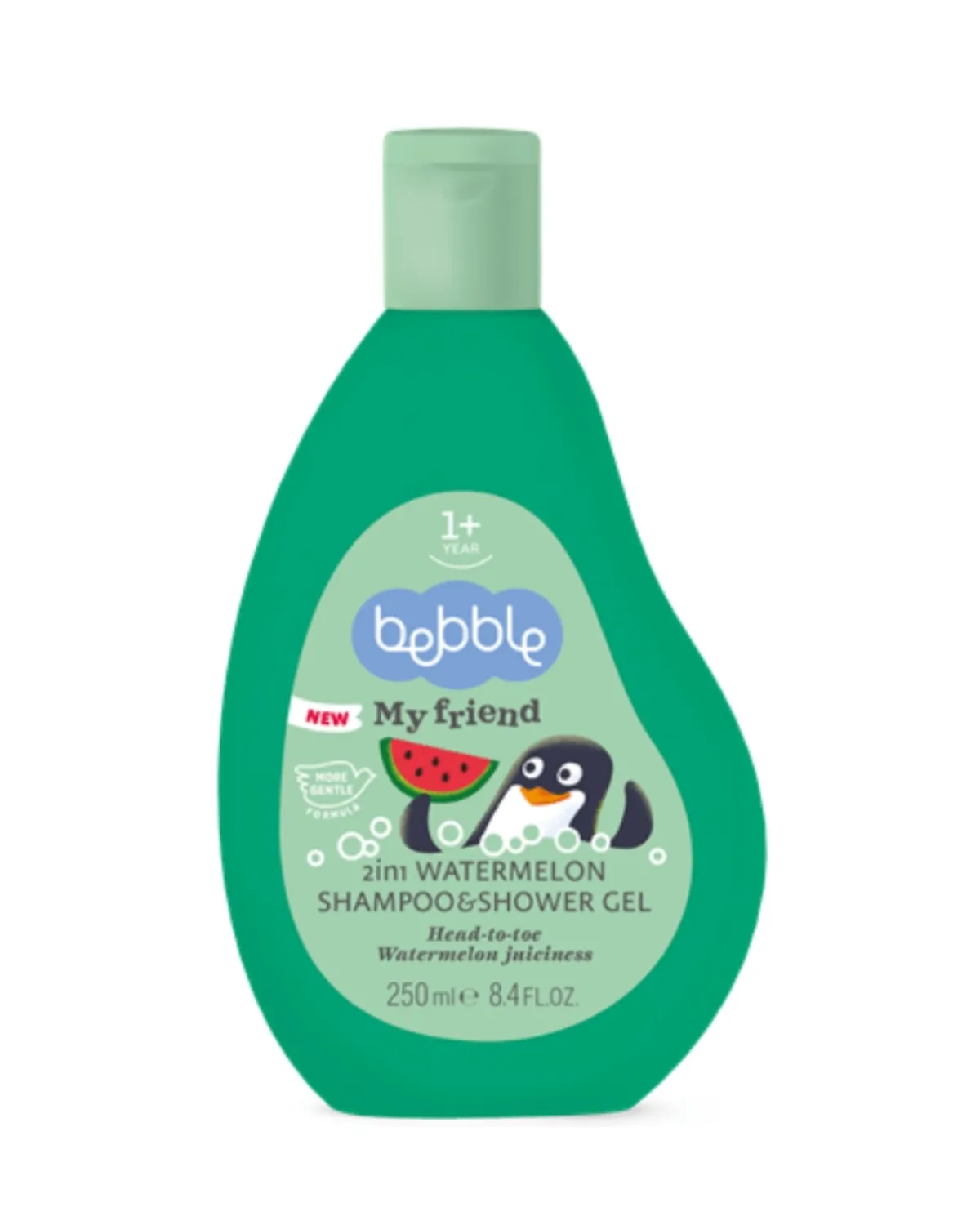 BEBBLE 1Y+ ŠAMPON TUŠ GEL 250ML LUBENICA 