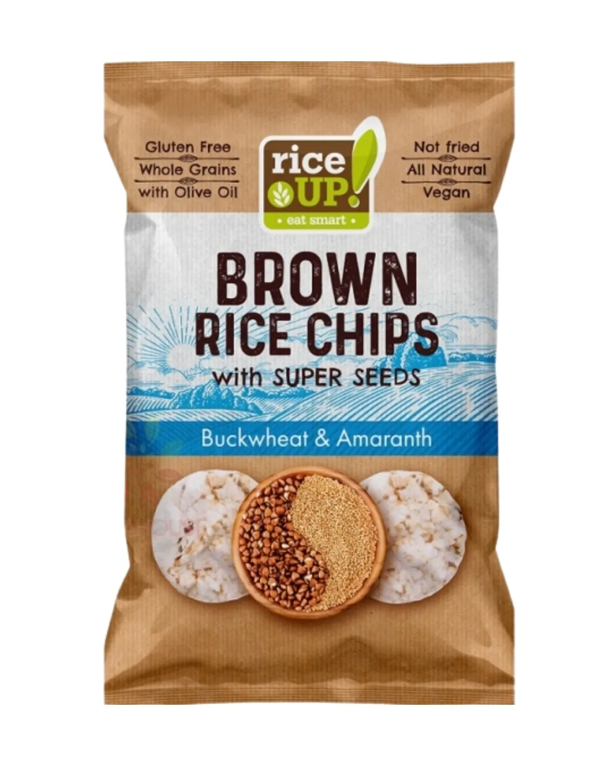 RICE UP ORGANSKI ČIPS AMARANT HELJDA 25G 