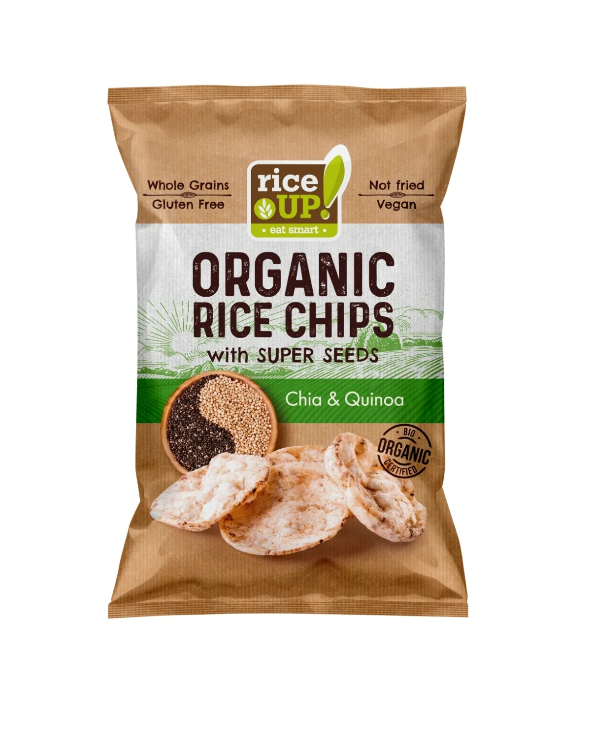 RICE UP ORGANSKI ČIPS CIA KINOA 25G 