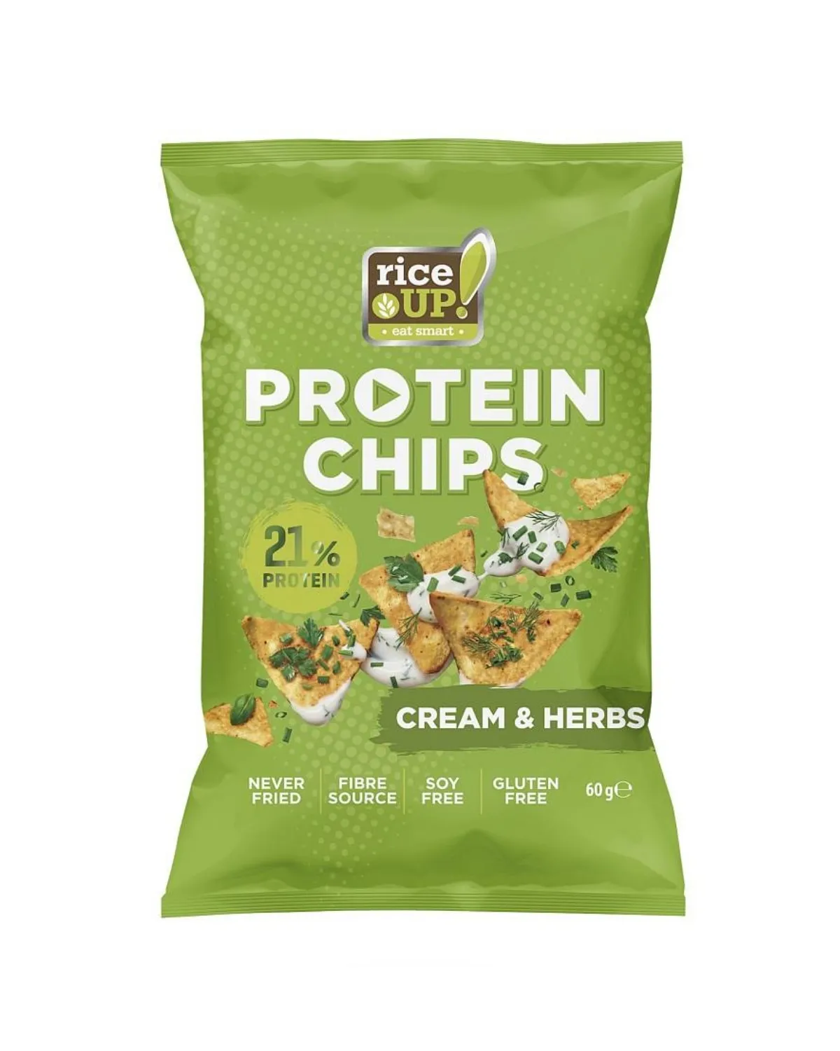 RICE UP PROTEIN ČIPS PAVLAKA 60G 